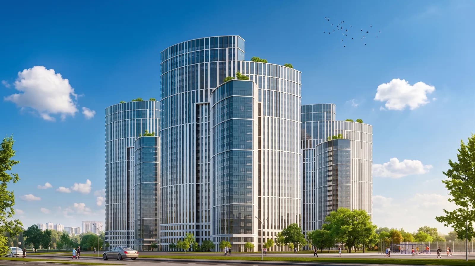 ЖК «Крылья» — жилой комплекс в районе Раменки
