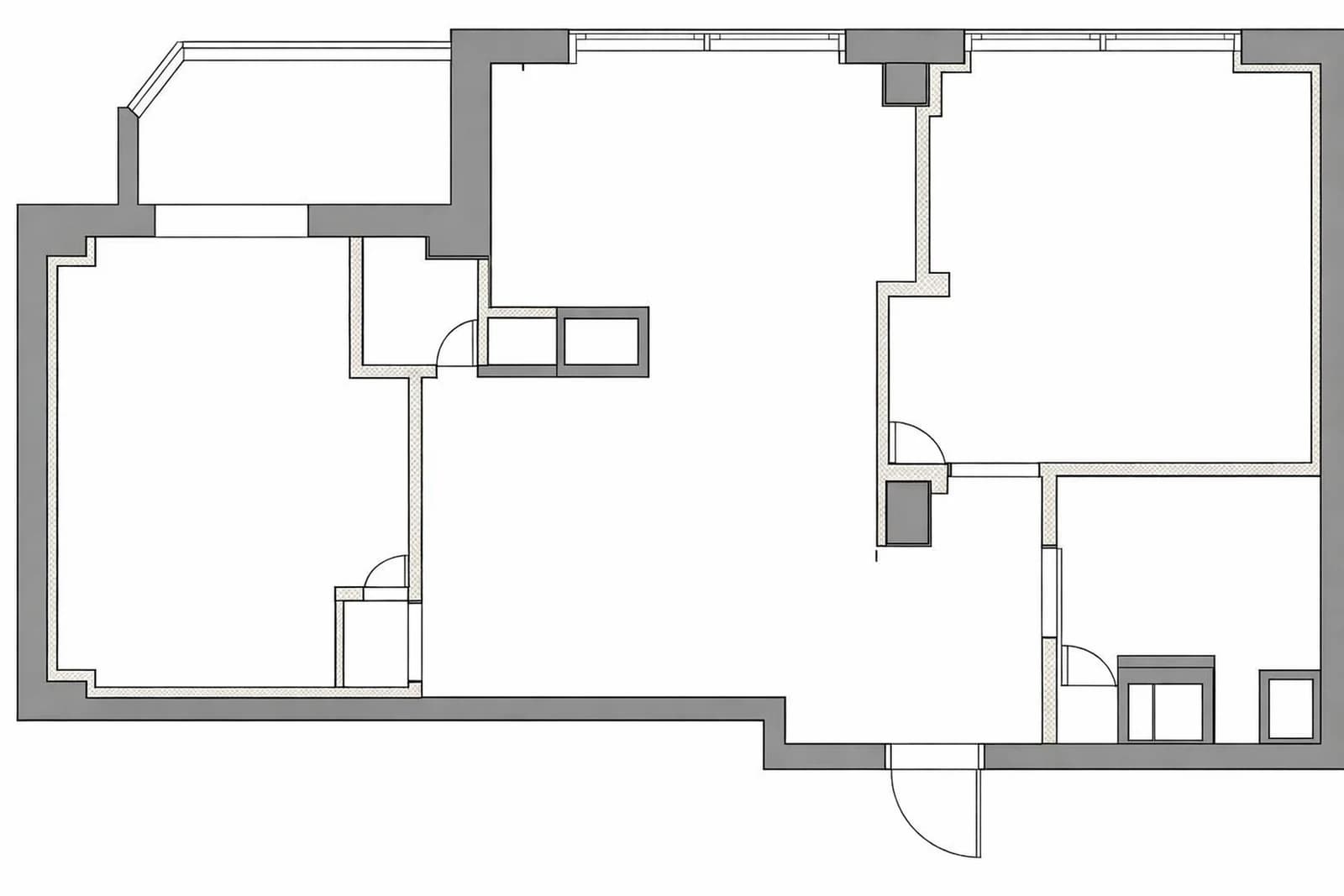 Планировка: 2-комнатная квартира 75 м² в ЖК «Мосфильмовский»