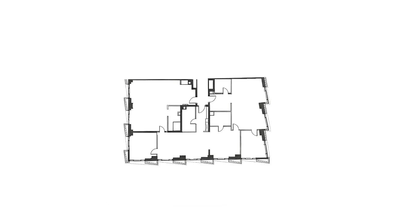 Планировка: 5-комнатная квартира 175 м² в ЖК «Hide»